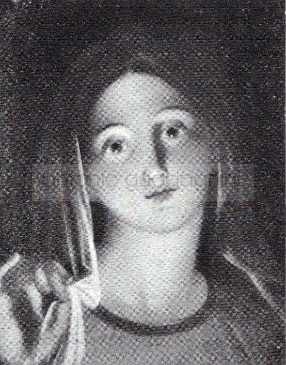 Studio al lume di candela - 1860 - olio su tela cm. 40x31 - Coll. privata